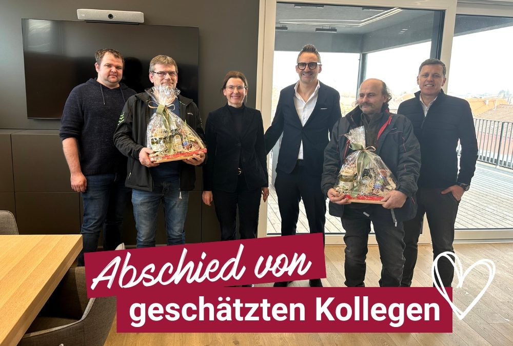 Abschied von zwei geschätzten Kollegen!